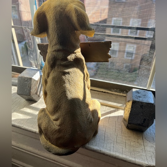 WELCOME Labrador Dog Statuette - Picture 2 of 4
